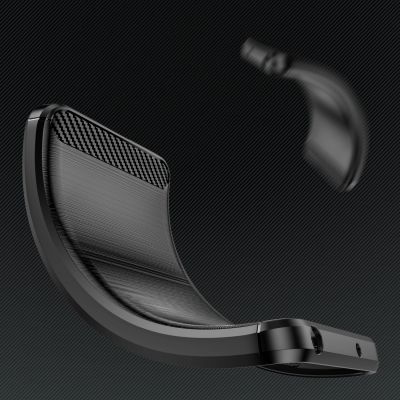 5. Carbon Case Cover für Nokia G400 flexibles Silikon Carbon Cover schwarz