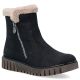7. Gefütterte schwarze Damen-Ankle-Boots Rieker Y3481-01