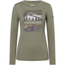 Damen-Langarmshirt SUPER.NATURAL W Great Bear River LS, grün