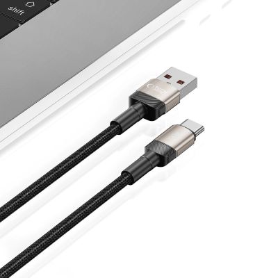 4. Tech-Protect UltraBoost Evo USB-C/USB-A-Kabel 100 W 5 A 1 m – Titan