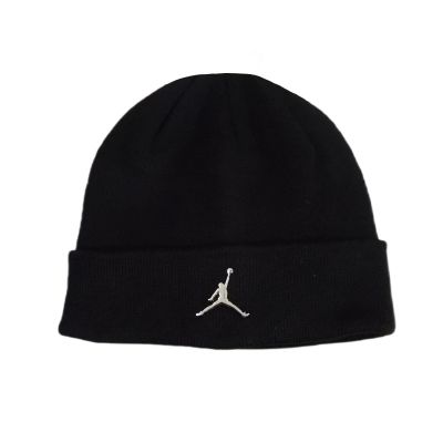 Air Jordan Beanie mit Umschlag, Schwarz - 9A0063-023