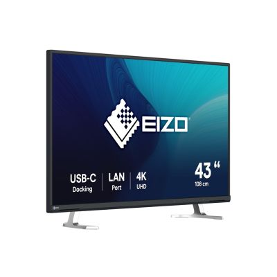 8. EIZO Monitor 108 cm (42,5") EV4340X-BK 16:9 4K 2xHDMI+DP+USB-C IPS