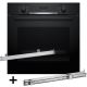 Backofen BOSCH HBA514BB3 + Teleskopauszüge 1 Ebene BOSCH HEZ538000
