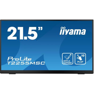 2. iiyama ProLite T2255MSC-B1 Computermonitor 54,6 cm (21,5") 1920 x 1080 px Full HD LCD-Touchscreen Schwarz