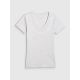 4. Basic-T-Shirt für Damen mit V-Ausschnitt, Größe 4F 4FWMM00TTSHF3307-27M