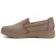 3. Damen-Keilsandalen aus Leder zum Hineinschlüpfen, beige, Potocki JE19505