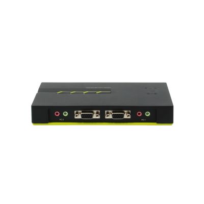 2. LevelOne KVM-0421 KVM-Switch Schwarz, Grün