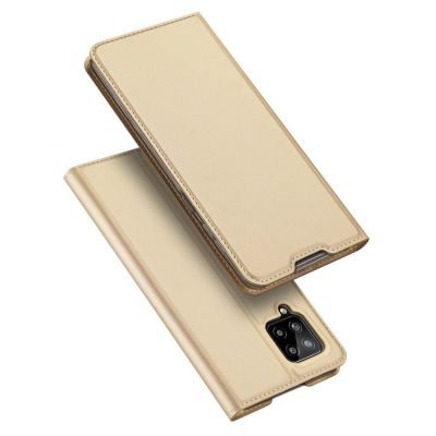 DUX DUCIS Skin Pro Holster Cover Flip Cover für Samsung Galaxy A42 5G gold