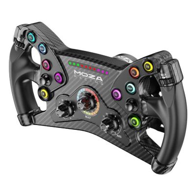 4. Moza Racing RS047 Gamecontroller Schwarzes PC-Lenkrad