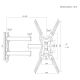 3. MACLEAN TV-HALTERUNG / -AUFHÄNGER 32-55'' MACLEAN TV-HALTERUNG / -AUFHÄNGER, MAX. VESA 400X400, 32-55", BIS ZU 25KG, SCHWARZ, NEIGUNGSVERSTELLBAR
