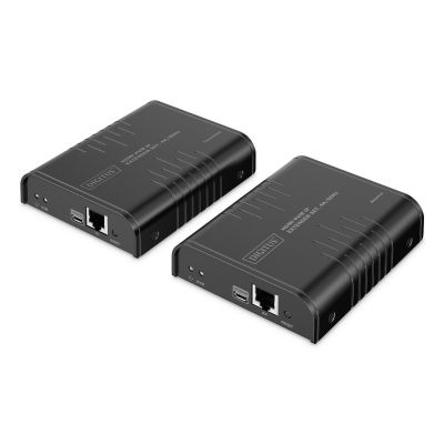 HDMI 4K/60Hz Twisted-Pair-Extender mit USB 2.0 KVM über IP 1G oder bis zu 120 m/200 m, max. 253 Empfänger, Touchscreen – Set