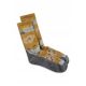 2. Buff Merino Leichtgewicht Crew Socken LWC2 Umber Khaki L Socken
