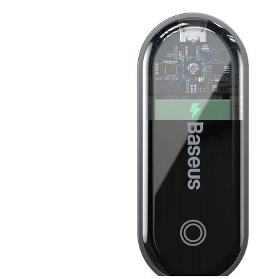 21. Baseus Mini-LED-Lampe mit Clip grau (DGRAD-0G)