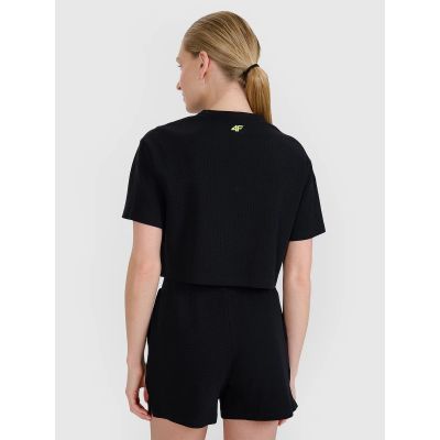 4. Crop-Top-T-Shirt für Damen 4F 4FWSS25TTSHF1977-20S