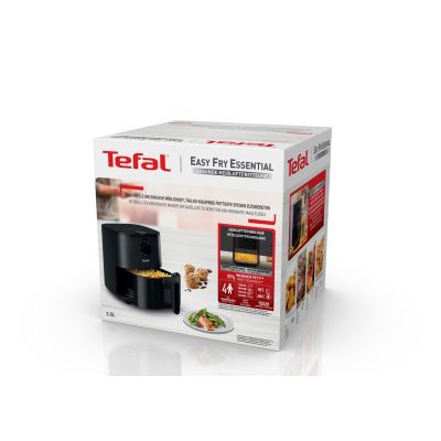 12. Tefal Easy Fry EY1308 Einzel-Heißluftfritteuse 3,5 l, 1030 W, Schwarz