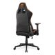 6. COUGAR CGR-A2F Universal-Gaming-Stuhl, gepolsterter Sitz, Schwarz, Orange