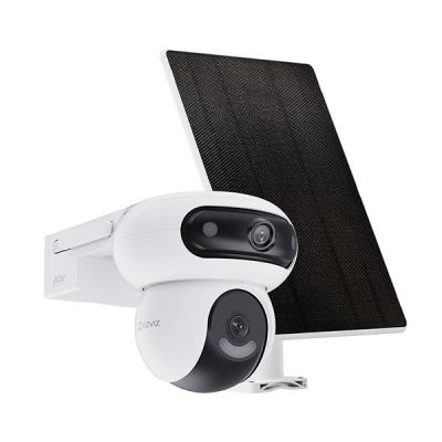 Ezviz HB90 IP-Kamera mit 8-W-Solarpanel, Dual-4MP+4MP-WLAN-AOV