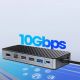 3. Orico OM28PR-G2 USB-C-Dockingstation mit M.2-Laufwerkssteckplatz + 1 x USB-A 3.2 + 1 x USB-C 3.2 + 2 x USB-A 2.0 + 1 x HDMI + 1 x Ethernet - Schwarz