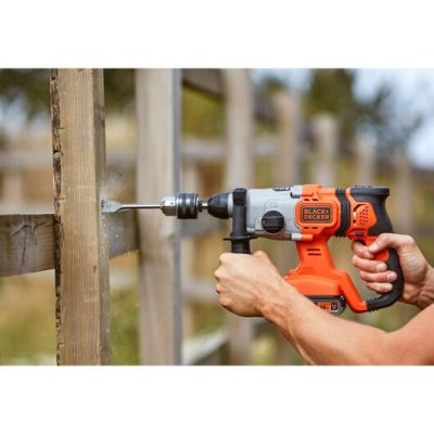 10. Black & Decker BCD900B-XJ 1880 U/min SDS Plus Bohrmaschine, Schwarz, Orange