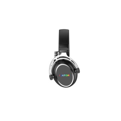 8. HATOR Hypergang 3 Kabelloses Headset mit kabellosem Kopfbügel, Gaming-Anschluss, USB Typ-C / USB Typ-A, Bluetooth, Schwarz
