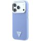 2. Guess MagSafe-Hülle mit genarbtem Dreieckslogo für iPhone 18 Pro Max / 17 Pro Max – Blau