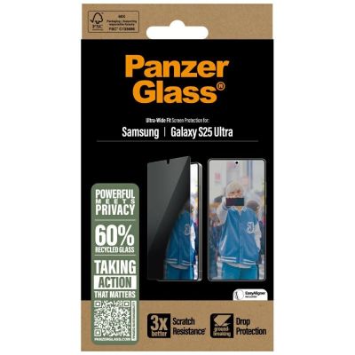 4. PanzerGlass Ultra-Wide Fit Sichtschutzglas für Samsung Galaxy S25 Ultra