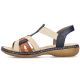 30. Bequeme Rieker W RKR662 mehrfarbige Sandalen
