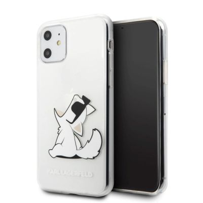 Karl Lagerfeld Choupette Fun iPhone 11 / Xr Hülle - Transparent