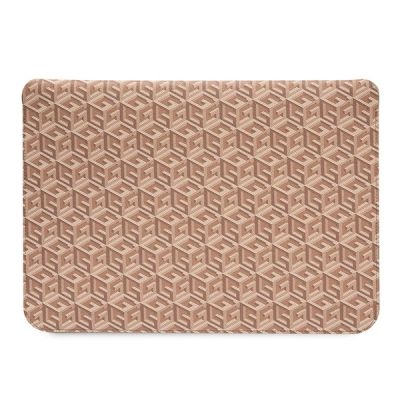 3. Guess GCube Stripes Tasche für einen 16-Zoll-Laptop – braun