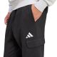 5. Herren adidas Essentials Feelcozy Fleece Cargohose Schwarz JE3820