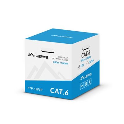 2. Lanberg LCS6-11CU-0305-S Netzwerkkabel Grau 305m Cat6 SF/UTP