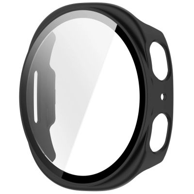 2. Tech-Protect Schutzhülle im 2er-Pack für Samsung Galaxy Watch 44 mm – Transparent Matt Schwarz