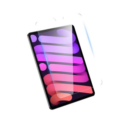 Baseus Crystal gehärtetes Glas für iPad Mini 6 8,3'' + Montageset – transparent