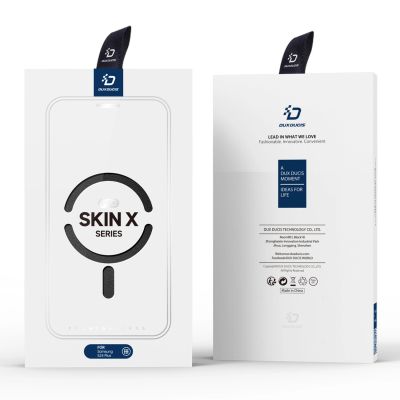 12. Dux Ducis Skin X Pro Hülle für Samsung S24+ mit Magnetring und Klappe – Schwarz