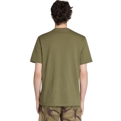 3. adidas Herren-T-Shirt mit Camouflage-Muster, olivgrün, KC7164