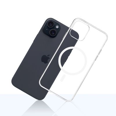 11. 3mk Clear MagCase Hülle für Apple iPhone 15 Plus – transparent