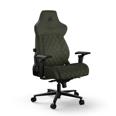 Corsair TC500 LUXE Gaming-Stuhl mit gepolsterter Sitzfläche, Grün