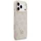 4. Guess 4G Strass Logo & Big Strap Metal Buttons MagSafe Case für iPhone 17 Pro Max - Pink