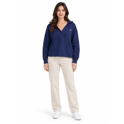 4. Damen-Kapuzenpullover mit Umschlagform aus sehr weichem Strickmaterial 4F 4FWAW26TSWSF2661-31S