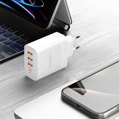 3. Dudao A5HEU Netzwerkladegerät 3x USB-A 1x USB-C PD20W - Weiß