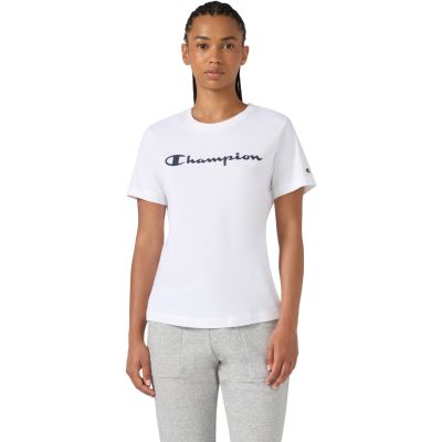 Champion Damen Kurzarm-T-Shirt Weiß 118428 WW001