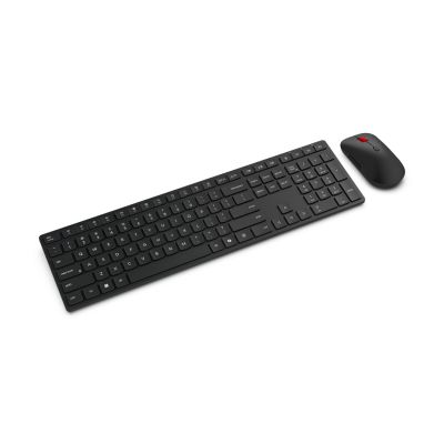 2. Lenovo 4X31S04848 Tastatur und Maus inklusive, Office RF Wireless + Bluetooth, Belgisches Schwarz