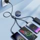 7. Joyroom Multi-Use Series S-A18 4in1 USB-A - USB-C / USB-C / Lightning / Micro-USB-Kabel 1,2 m - Schwarz