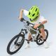 7. Rockbros TT-32003 Shark Kinderfahrradhelm mit abnehmbarem Kinnschutz, Größe S (48-52) – Grün