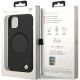 8. BMW BMHMP14SSILBK2 Hülle für iPhone 14 – schwarz Signature Liquid Silicone MagSafe