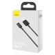 5. Baseus Superior USB - Lightning Schnellladedatenkabel 2,4 A 1 m schwarz (CALYS-A01)