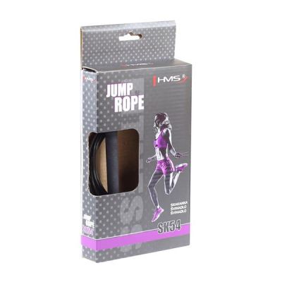 4. HMS SK54 Speed Rope schwarz/rot
