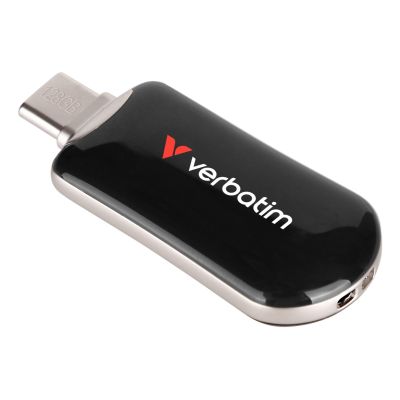 4. Verbatim 30225 USB-Stick 128 GB USB Typ-C 3.2 Gen 1 (3.1 Gen 1) Schwarz