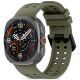 Tech-Protect Silikon-Air-Armband für Samsung Galaxy Watch Ultra 47 mm – Olivgrün