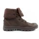 4. Palladium Herren-Sneaker, Baggy-Design, beschichtet, hoher Schaft, modisches Dunkelbraun